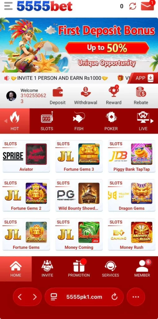 5555bet Game